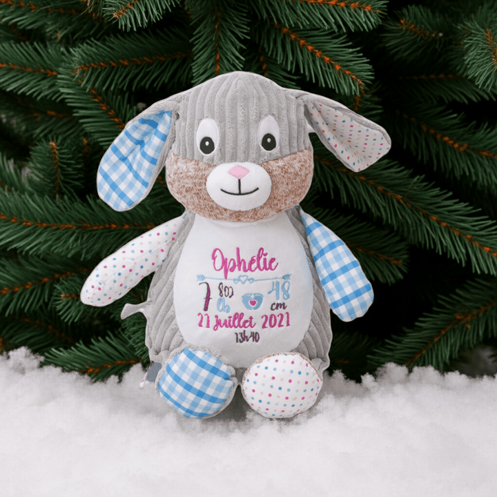 Albany the Bunny - Blue - Plush