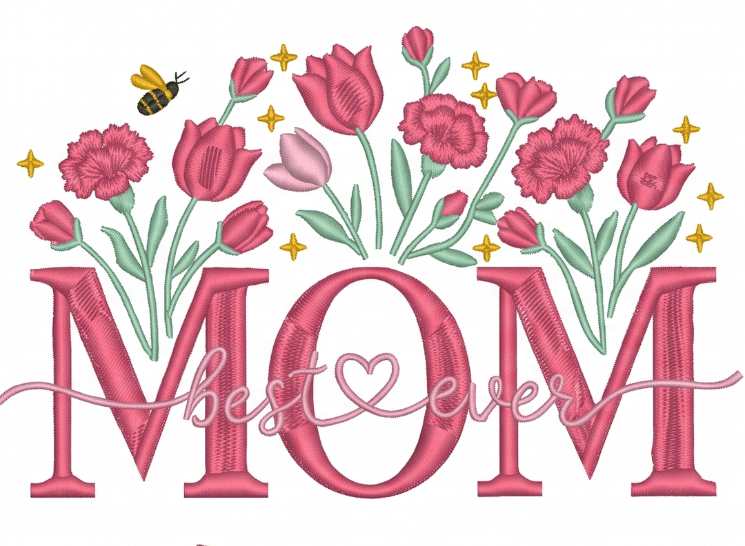 best mom ever embroidery