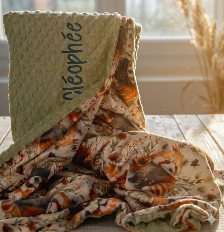 Jumbo Blanket - red pandas - Blanket