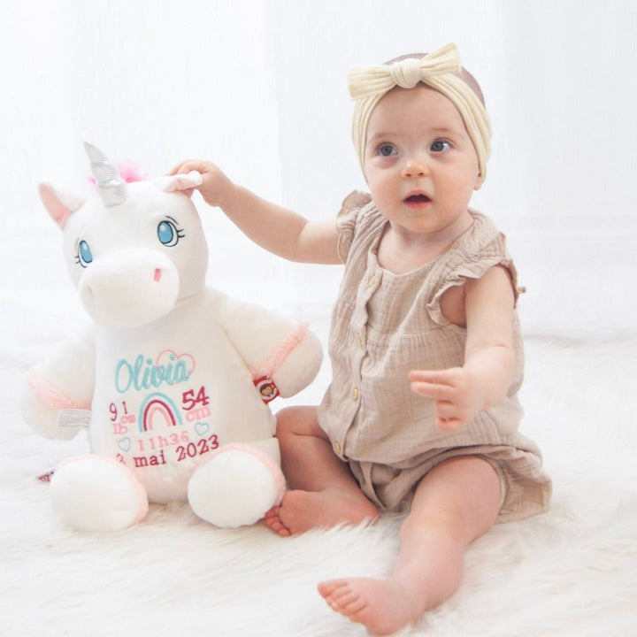 Victoria the White Unicorn - Plush