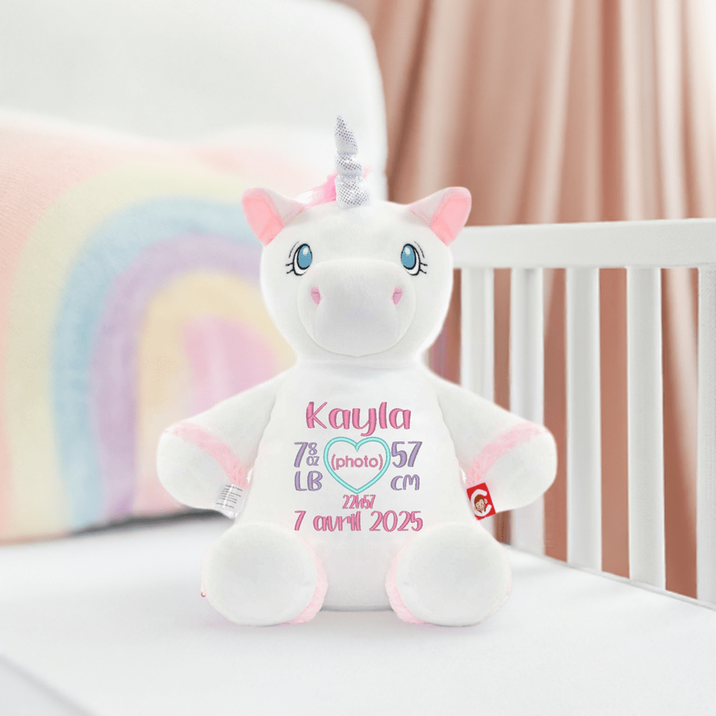 Victoria the White Unicorn - Plush