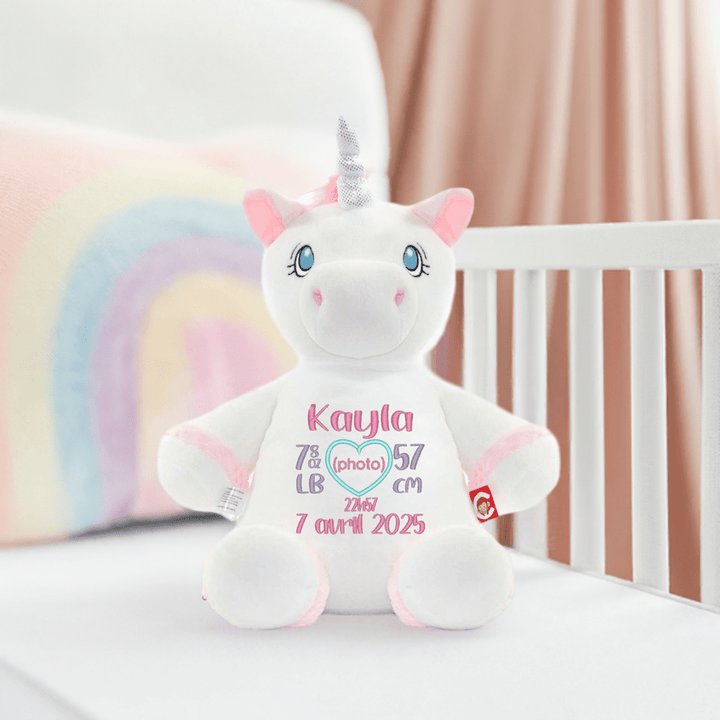 Victoria the White Unicorn - Plush