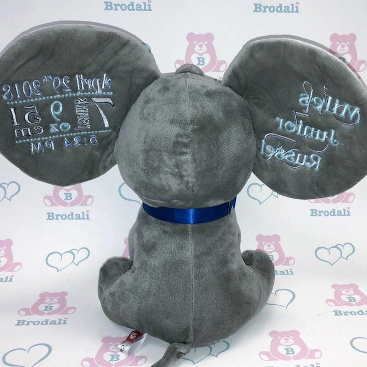 Banff the Dumble Stuffed Elephant - Grey - Plush