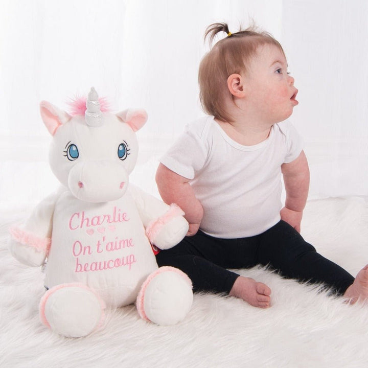 Victoria the White Unicorn - Plush